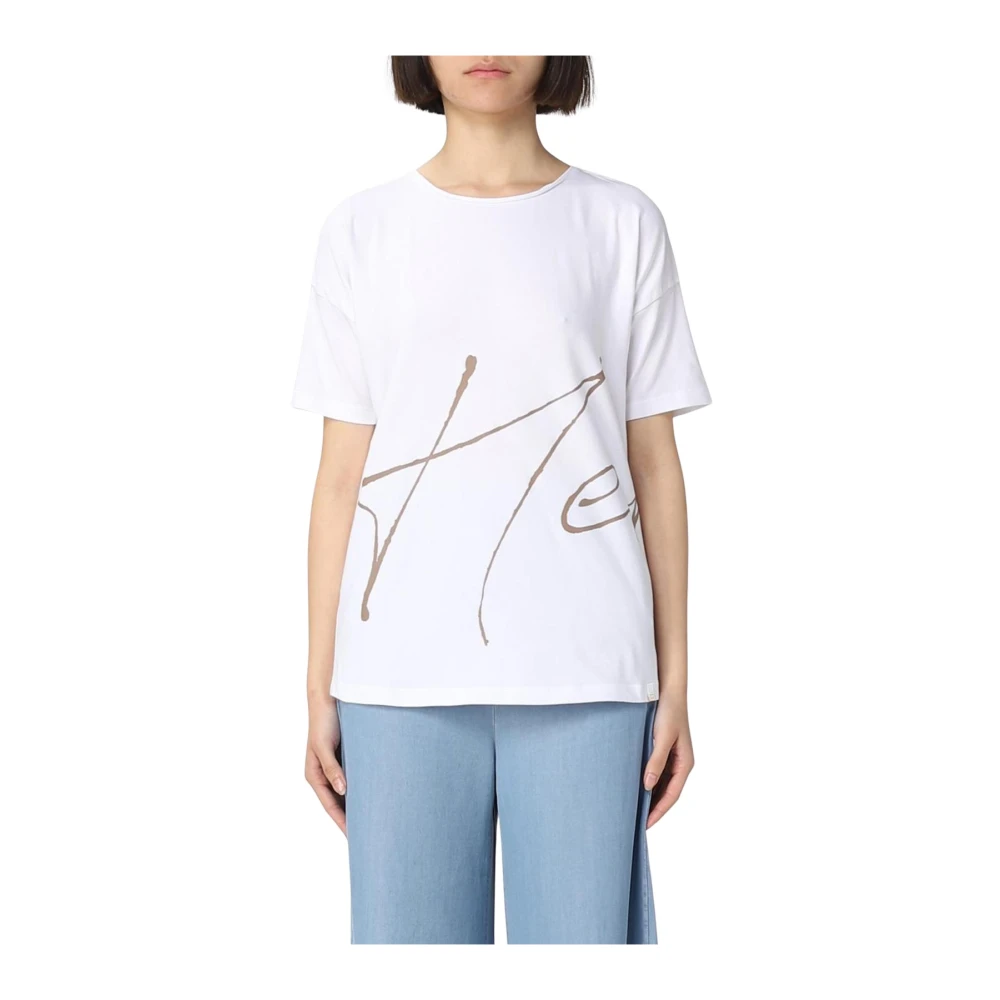 Herno - Tops > T-Shirts - White - Herno - Modalova