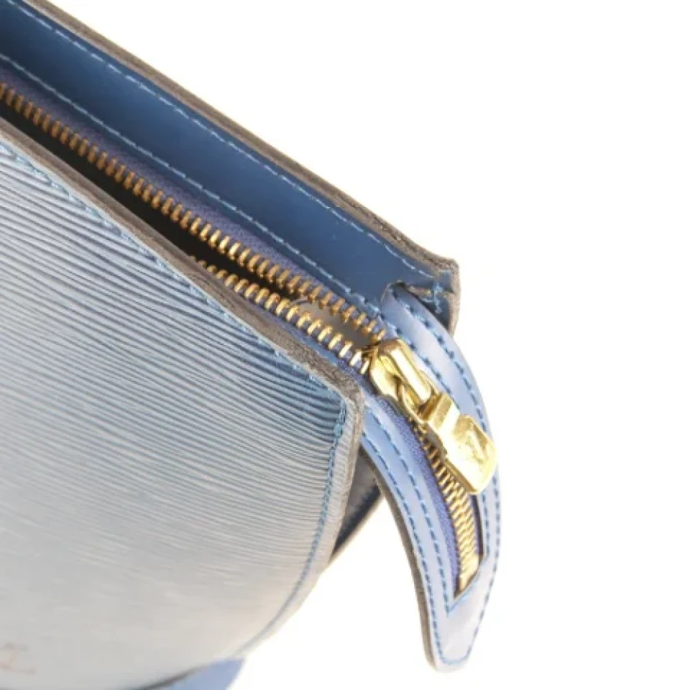 Louis Vuitton Vintage Pre-owned Leather shoulder-bags Blue Dames
