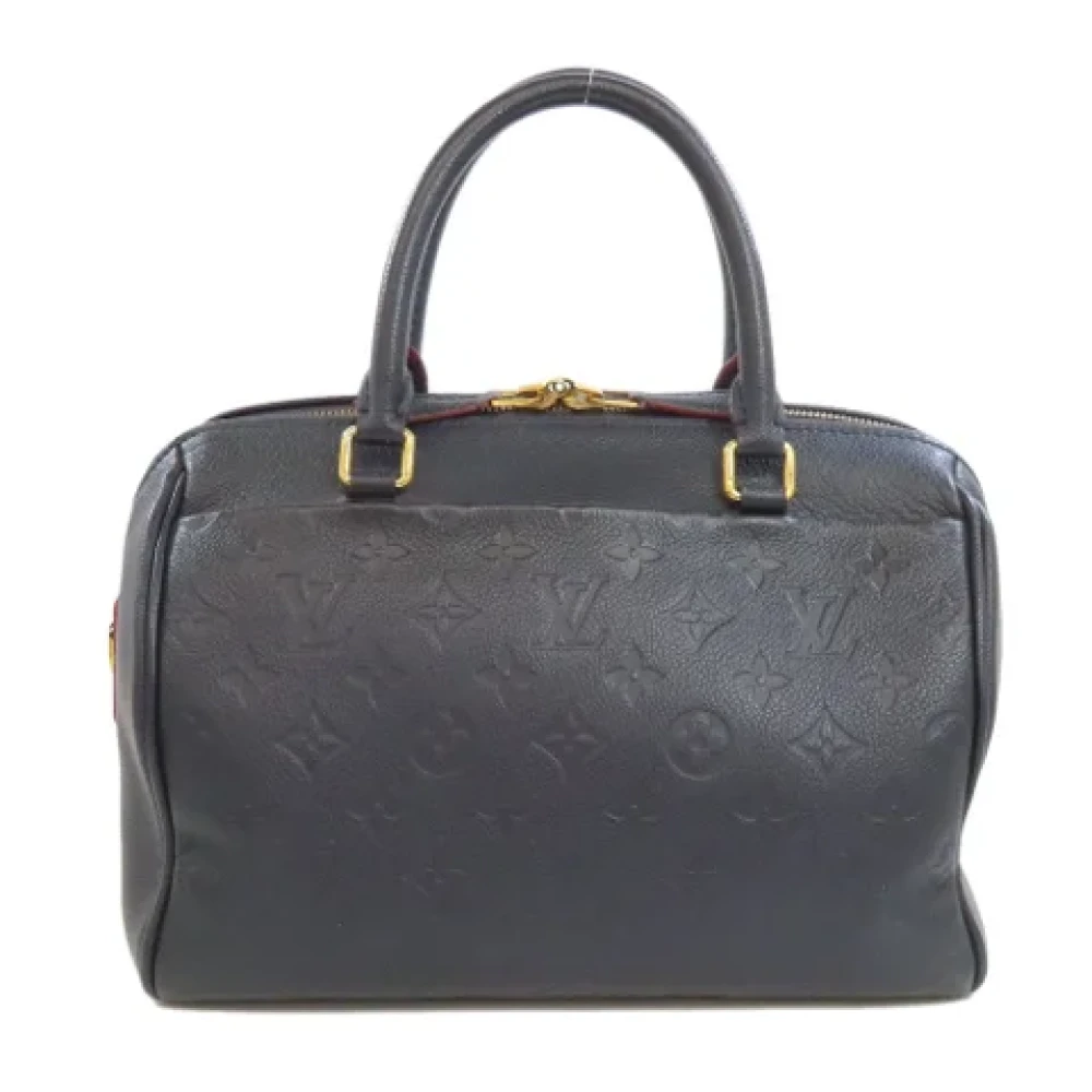 Louis Vuitton Vintage Pre-owned Leather travel-bags Blue Dames