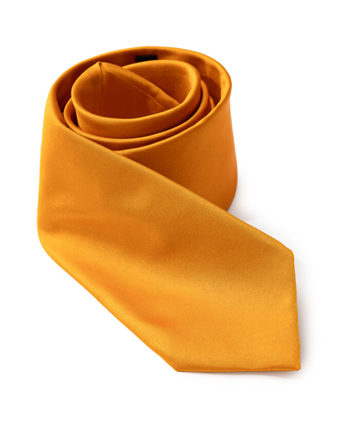 cravate-en-soie-orange