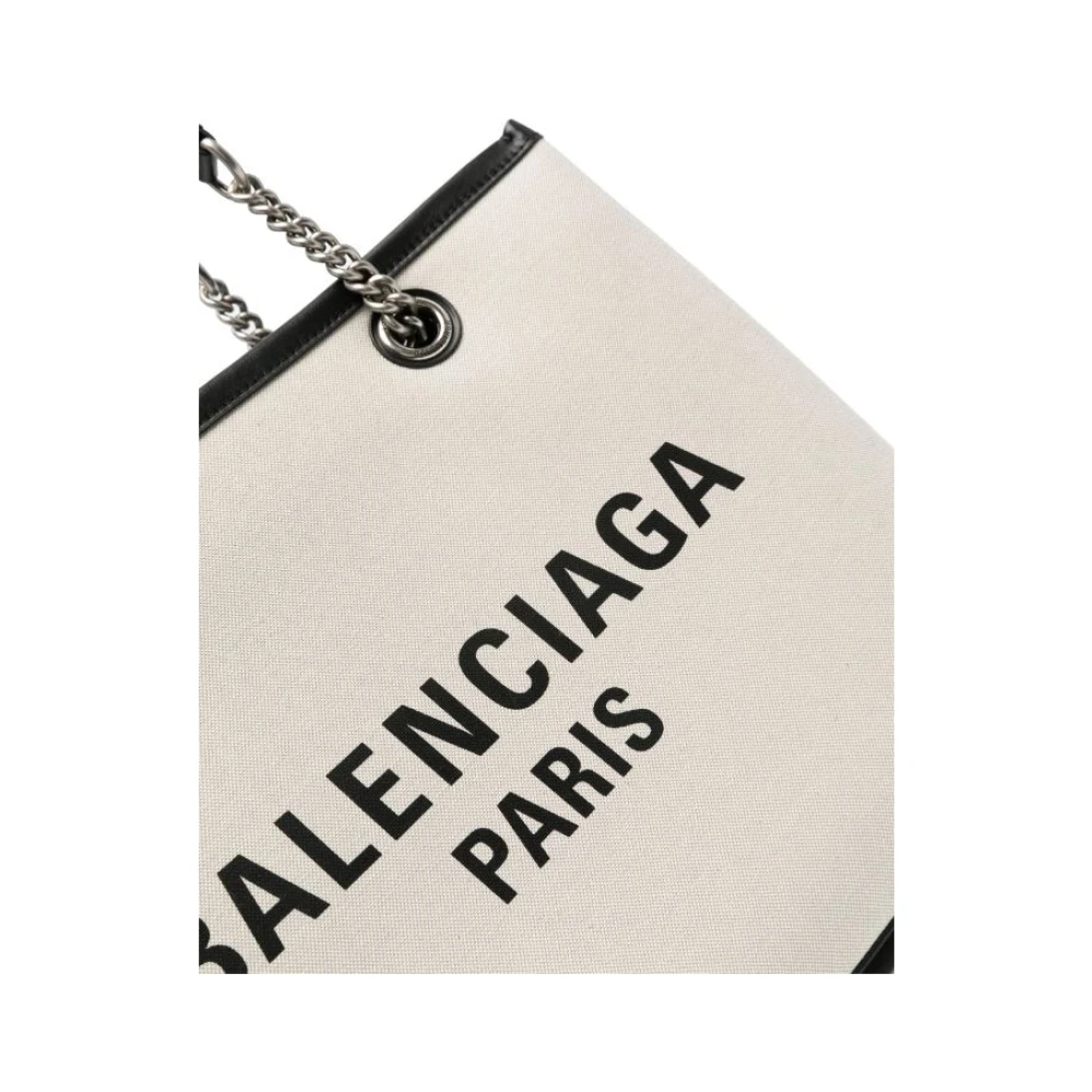 Balenciaga Canvas Small Tote Bag Beige Dames
