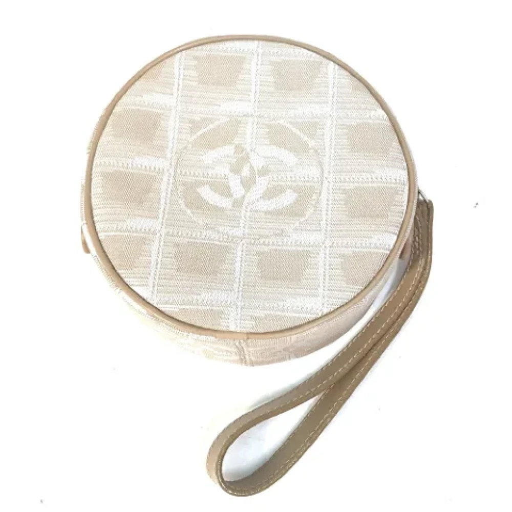 Chanel Vintage Pre-owned Fabric chanel-bags White Dames