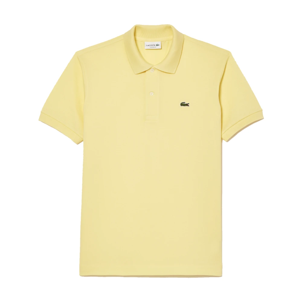 Lacoste Men's Yellow Polo Shirts, 2XL, Classic L12.12 Polo