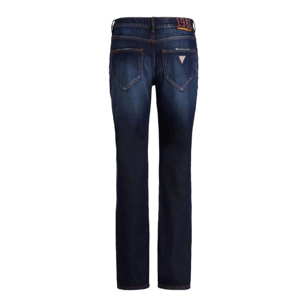 Guess Slim-fit Denim Broek Blue Dames