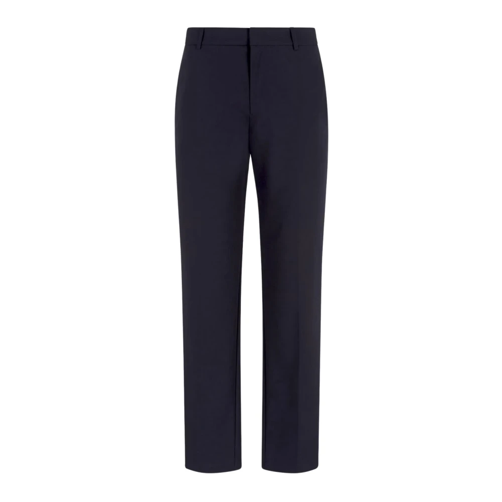 Emporio Armani Blauwe Navy Chino's Stijlvolle Herenbroek Blue Heren