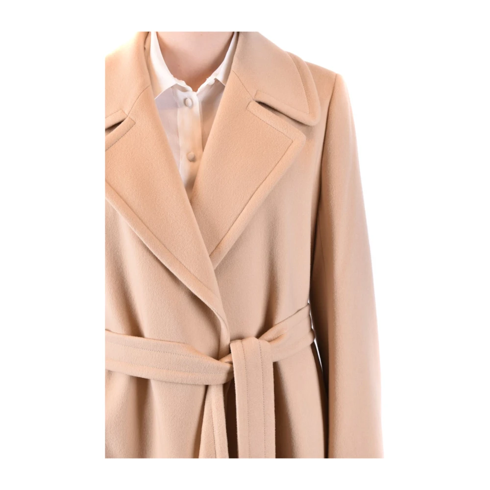 Tagliatore Beige Jassen Mantels voor Dames Aw23 Beige Dames