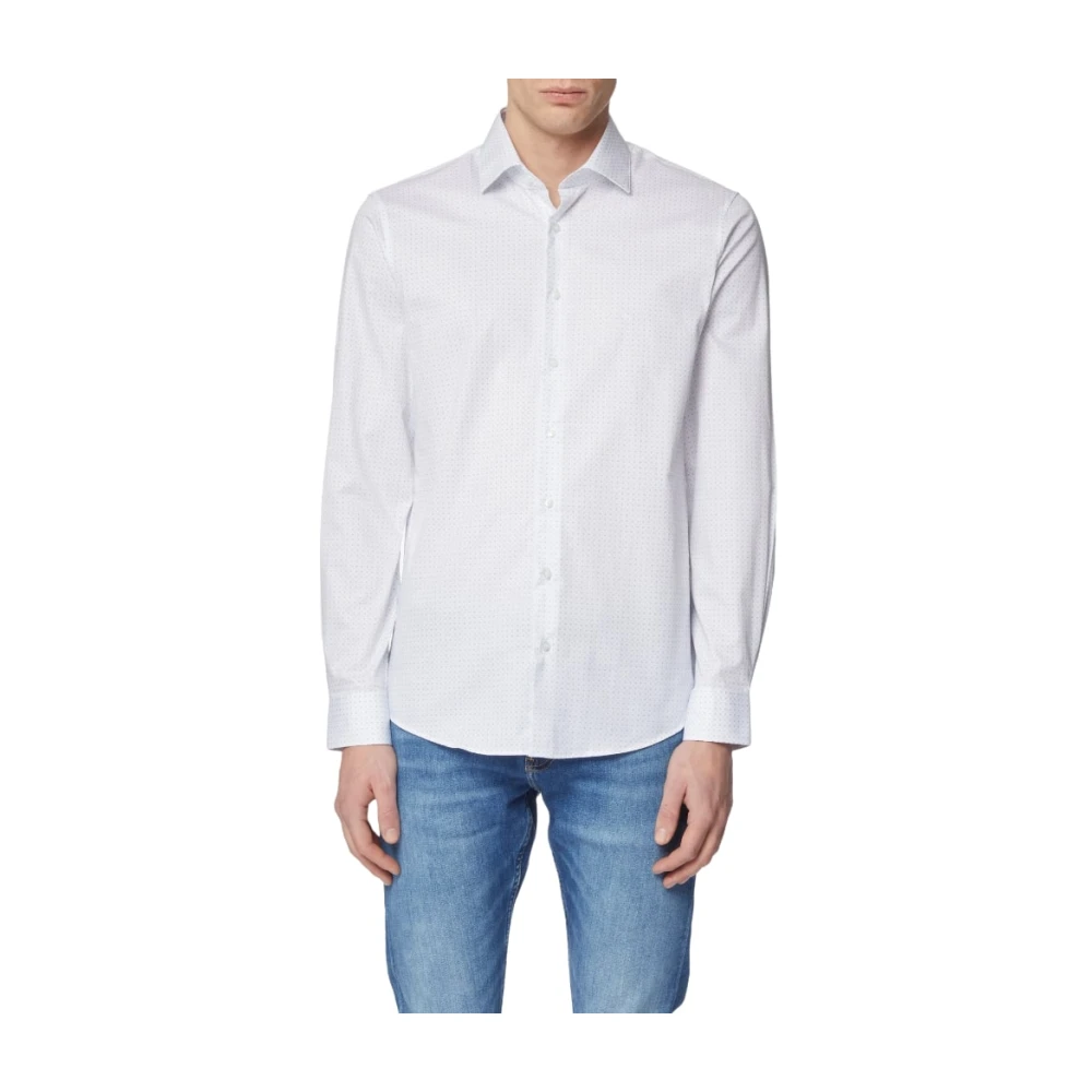 Calvin Klein Lange mouwen shirt Blue Heren