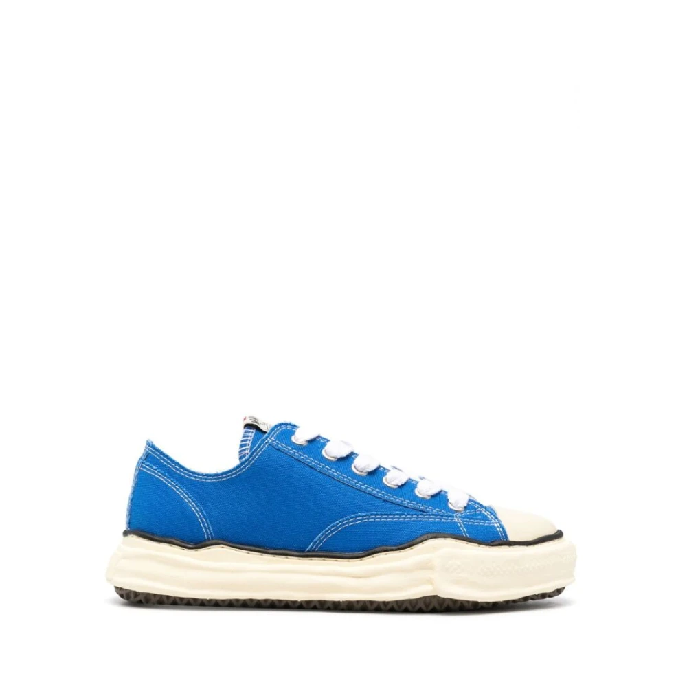 Mihara Yasuhiro Blauwe Canvas Veterschoenen Heren Schoenen