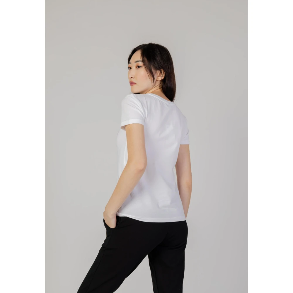 Moschino Witte Dames T-shirt White Dames