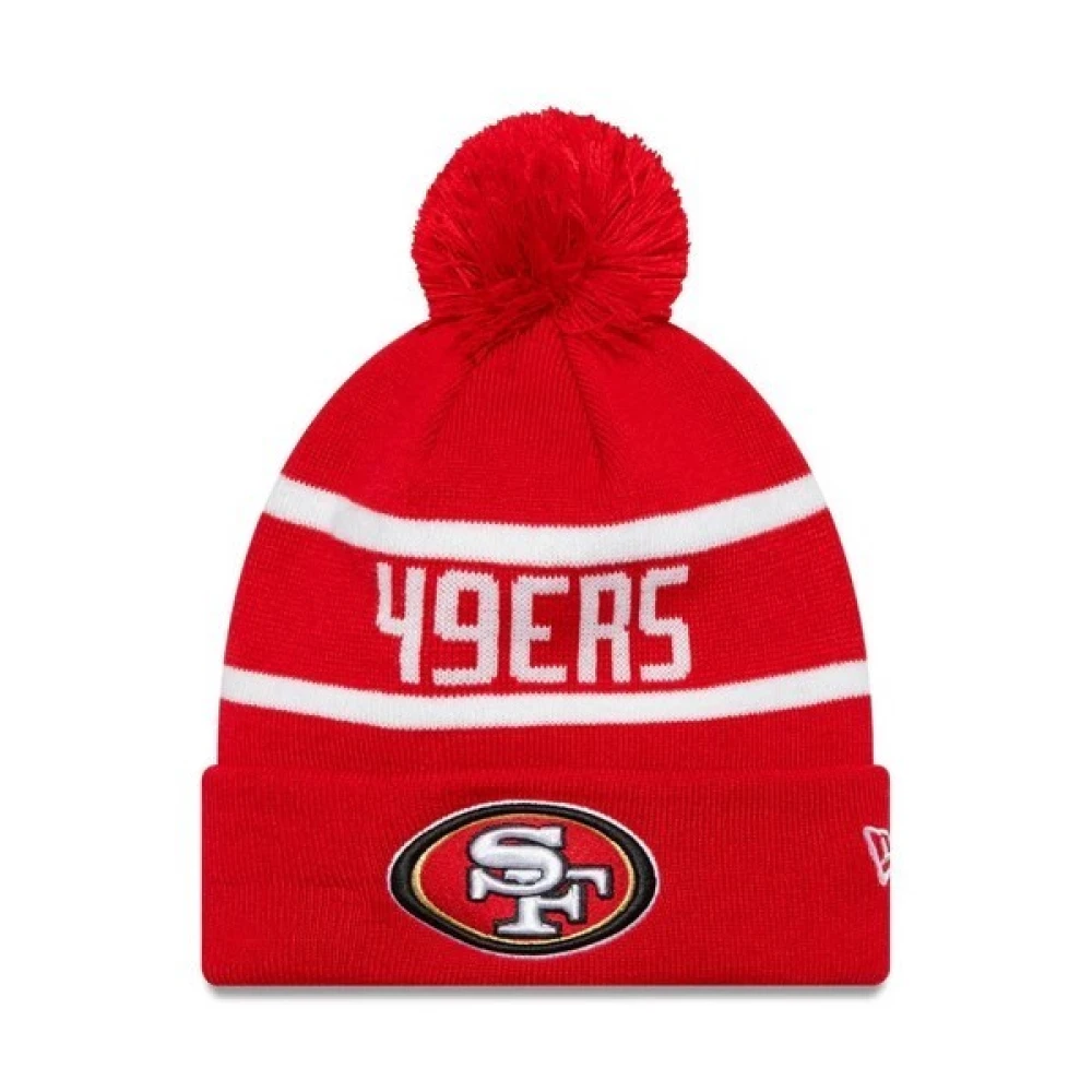 new era Rode 49ers NFL Beanie Muts Red Unisex