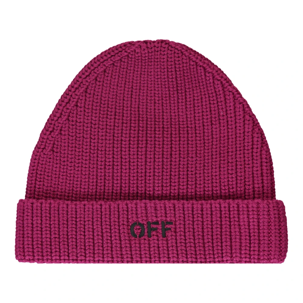 Off White Beanies Pink Dames