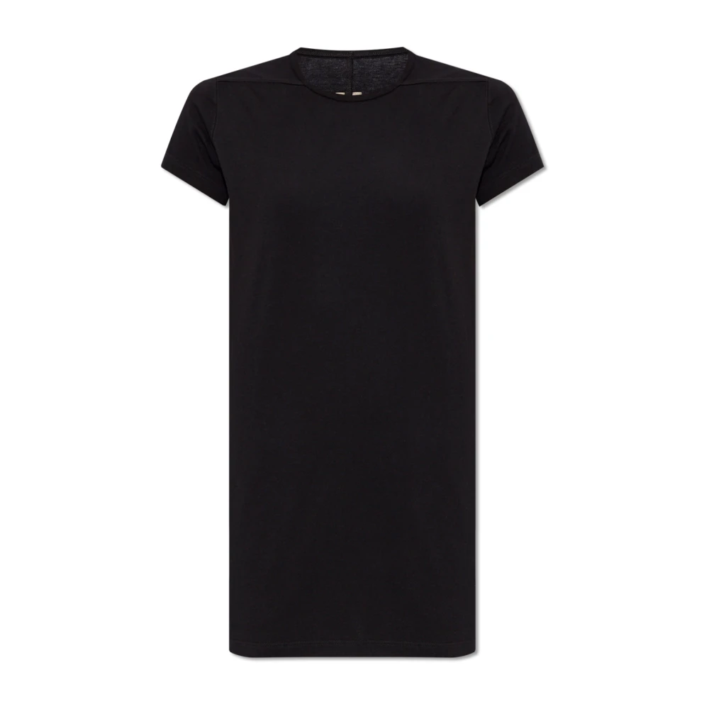 Rick Owens Lang T-shirt Black Dames