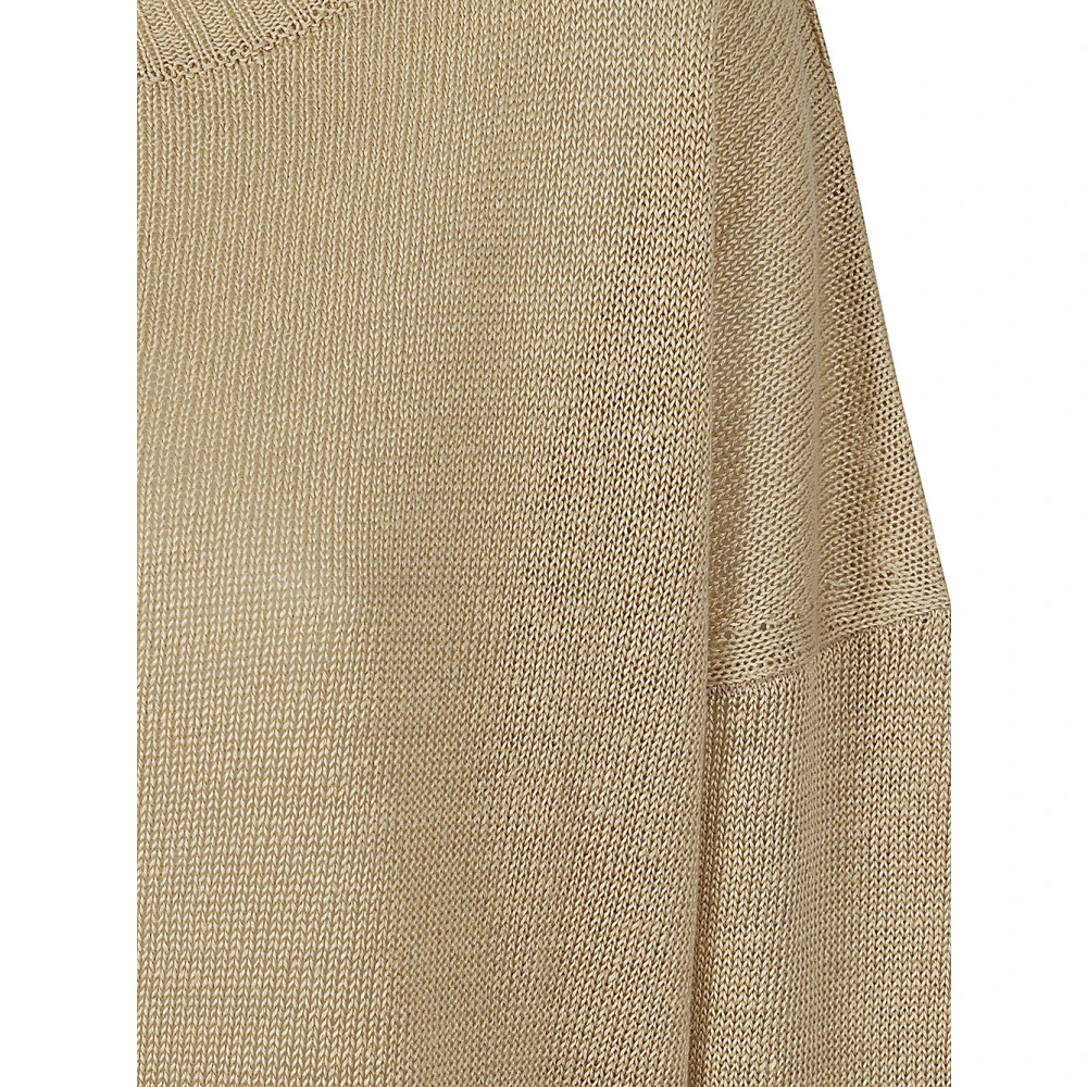 Max Mara Weekend Zachte Linnen Beige Trui Beige Dames