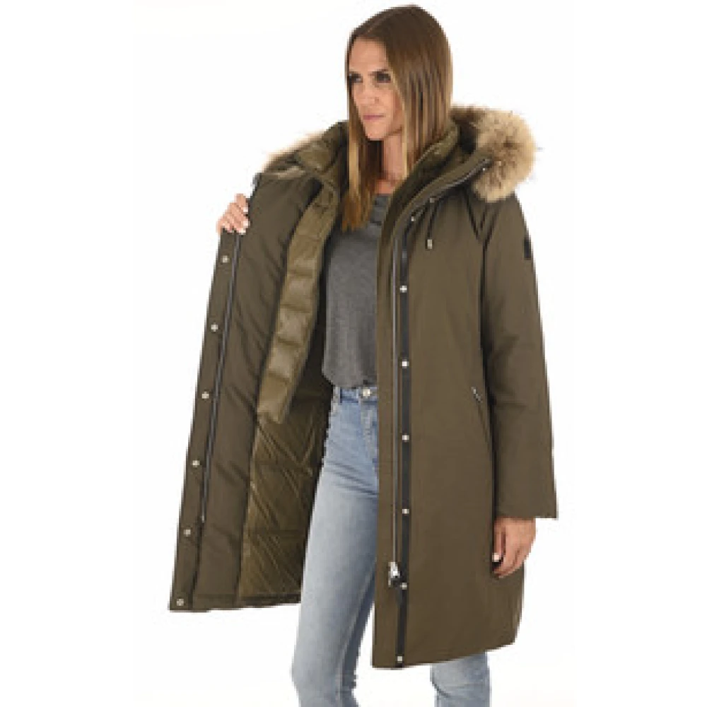 Mackage Premium Canadese Parka Shiloh-f Green Dames