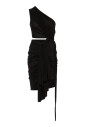 robe-noire-drapee-avec-detail-rassemble