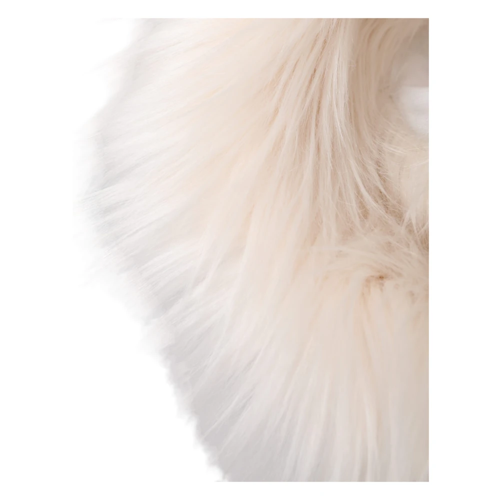 Dolce & Gabbana Witte Acryl Bont Bucket Hoed White Dames
