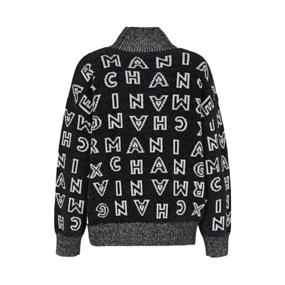 Armani Exchange Wintertrui met turtleneck en logo detail Black Dames