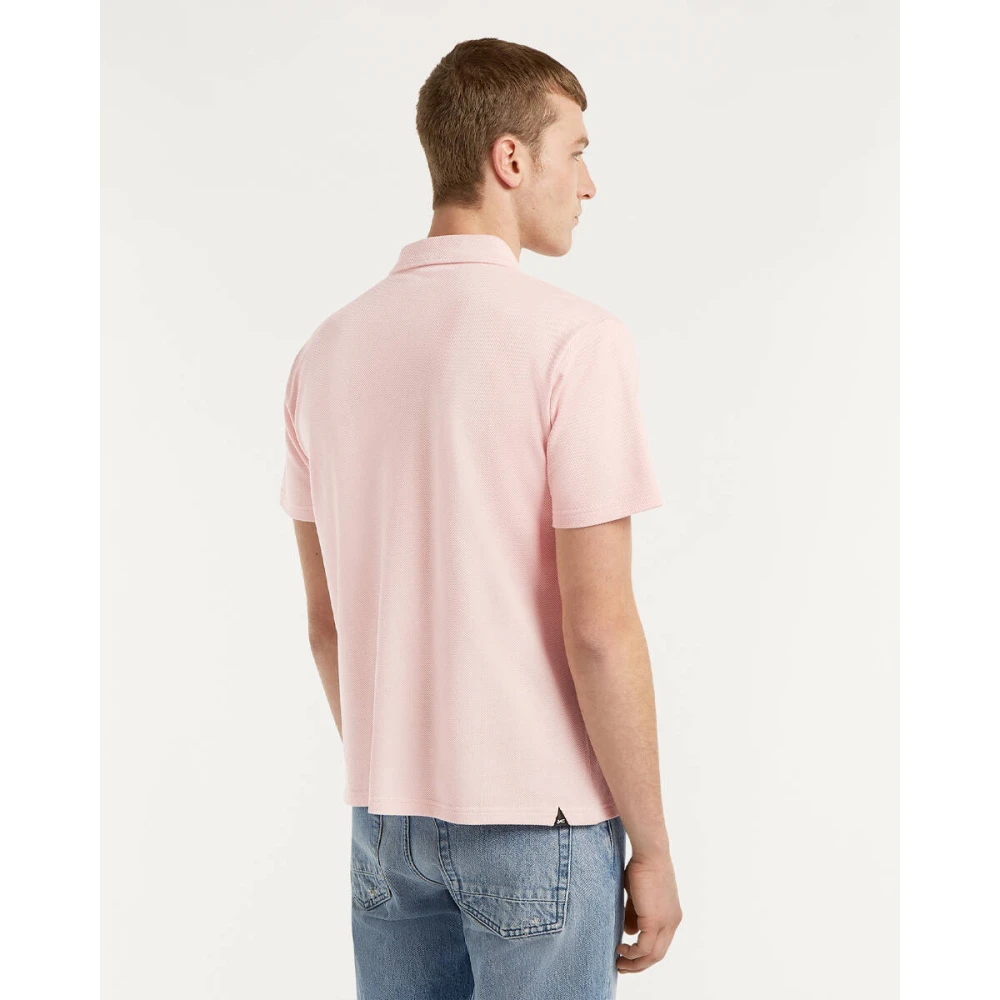 Denham The Jeanmaker Rich Polo Stijlvol Klassiek Pink Heren