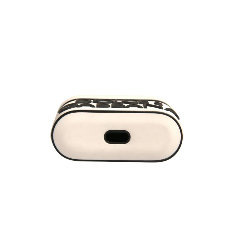 Dolce & Gabbana Geëtst Logo Airpods Hoesje Houder White Heren