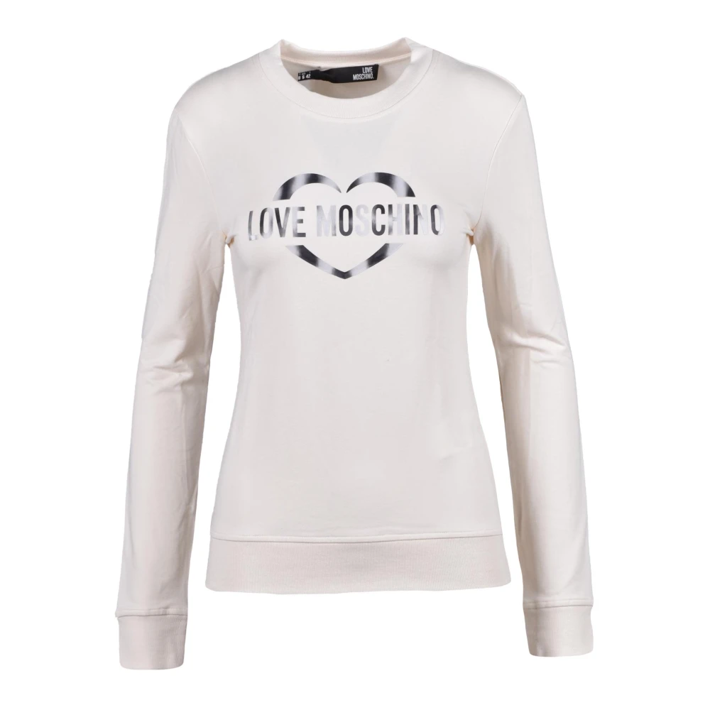 Love Moschino Sweatshirt White Dames