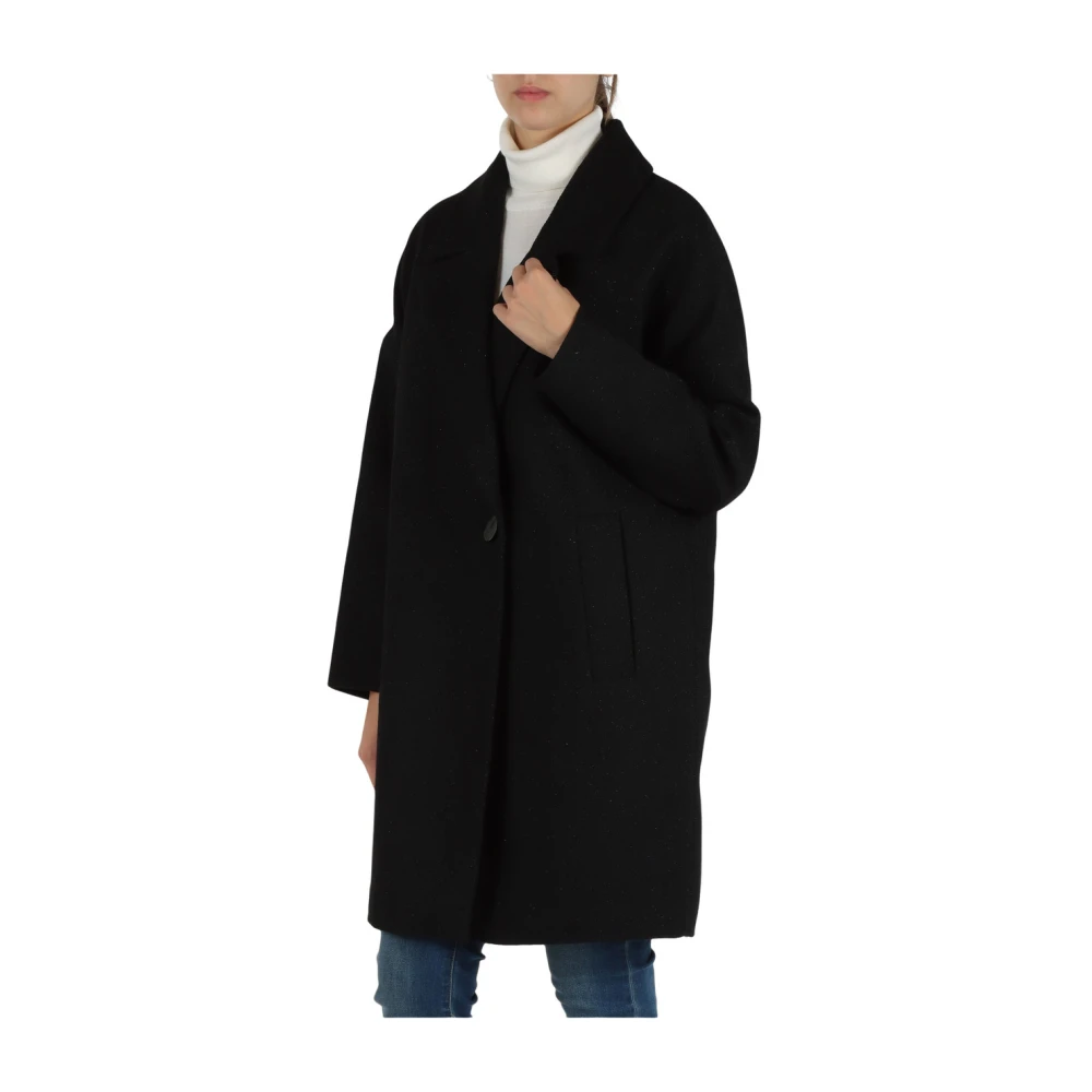 Armani Exchange Diagonal Lurex Jas Black Dames