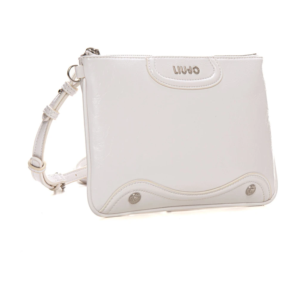 Liu Jo Envelop Pochette met Afneembare Band White Dames