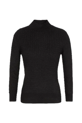 Hög Crew Neck Tröja