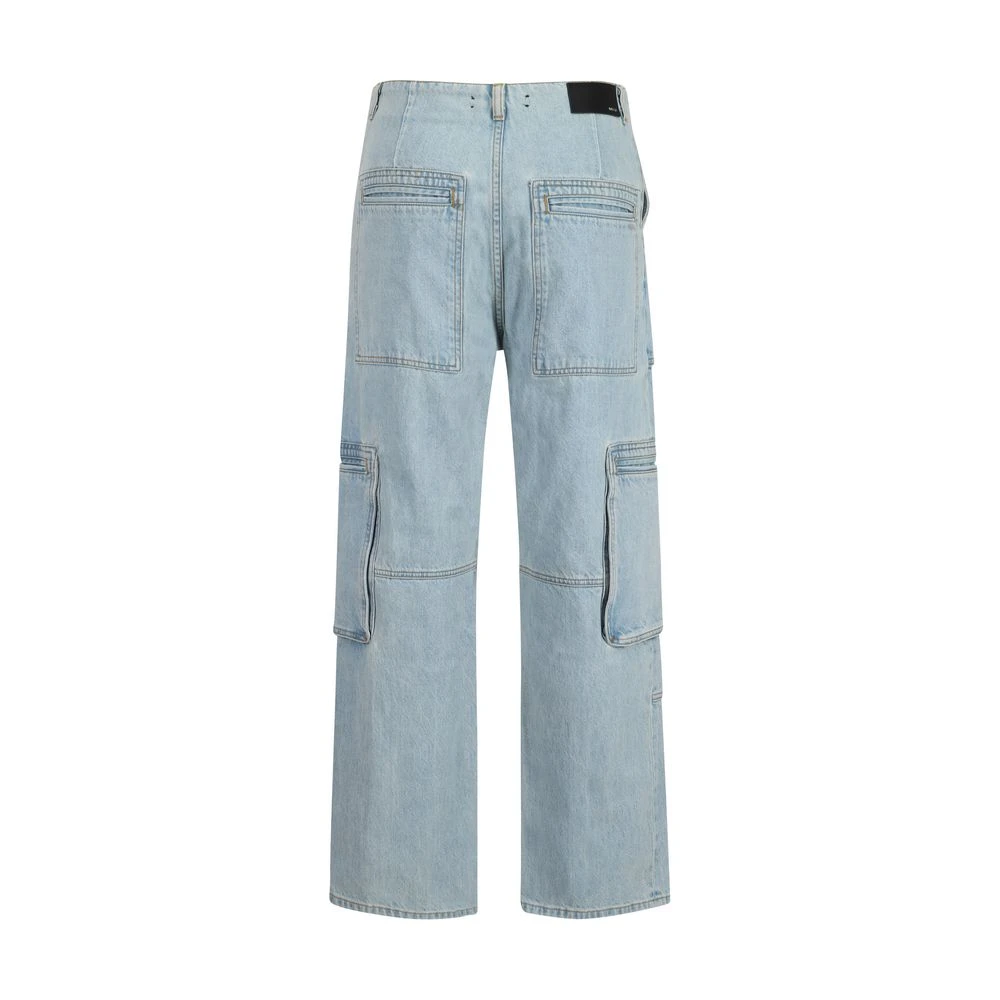 Amiri Cargo Denim Broek met Zakken Blue Dames