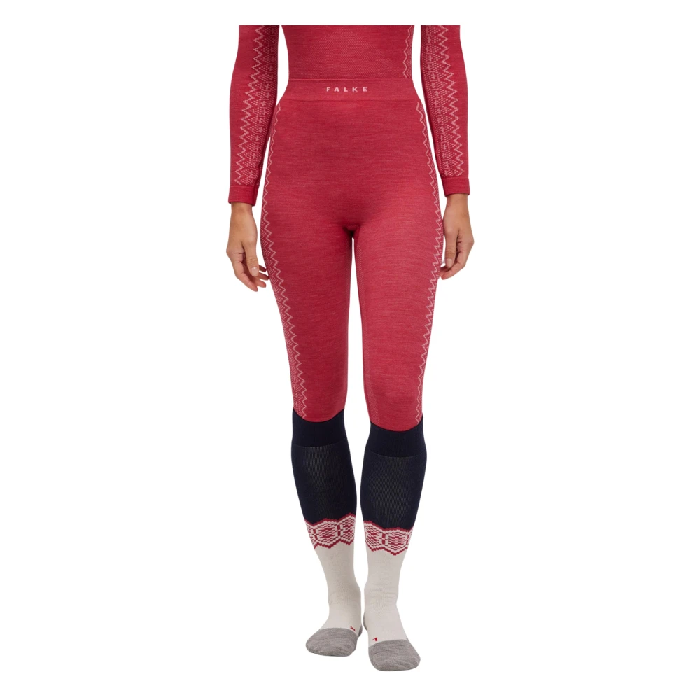 Falke Ull Tech Strumpbyxor Red, Dam