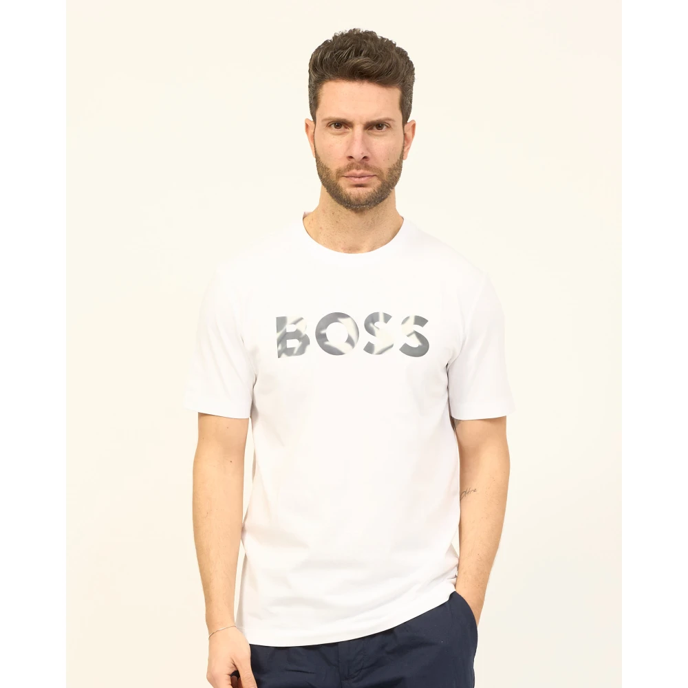 Hugo Boss T-Shirts White Heren
