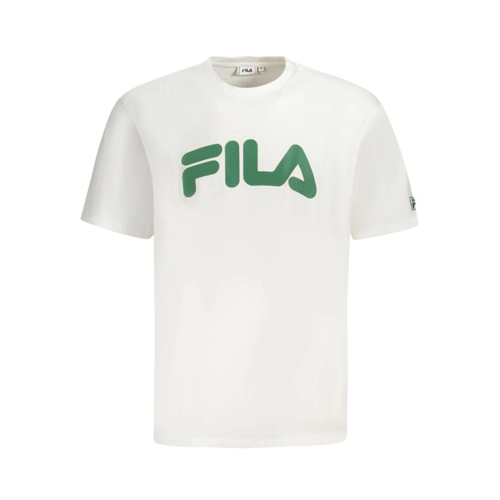 Fila Men's White Cotton T-Shirt - T-Shirts - Xl - Tops