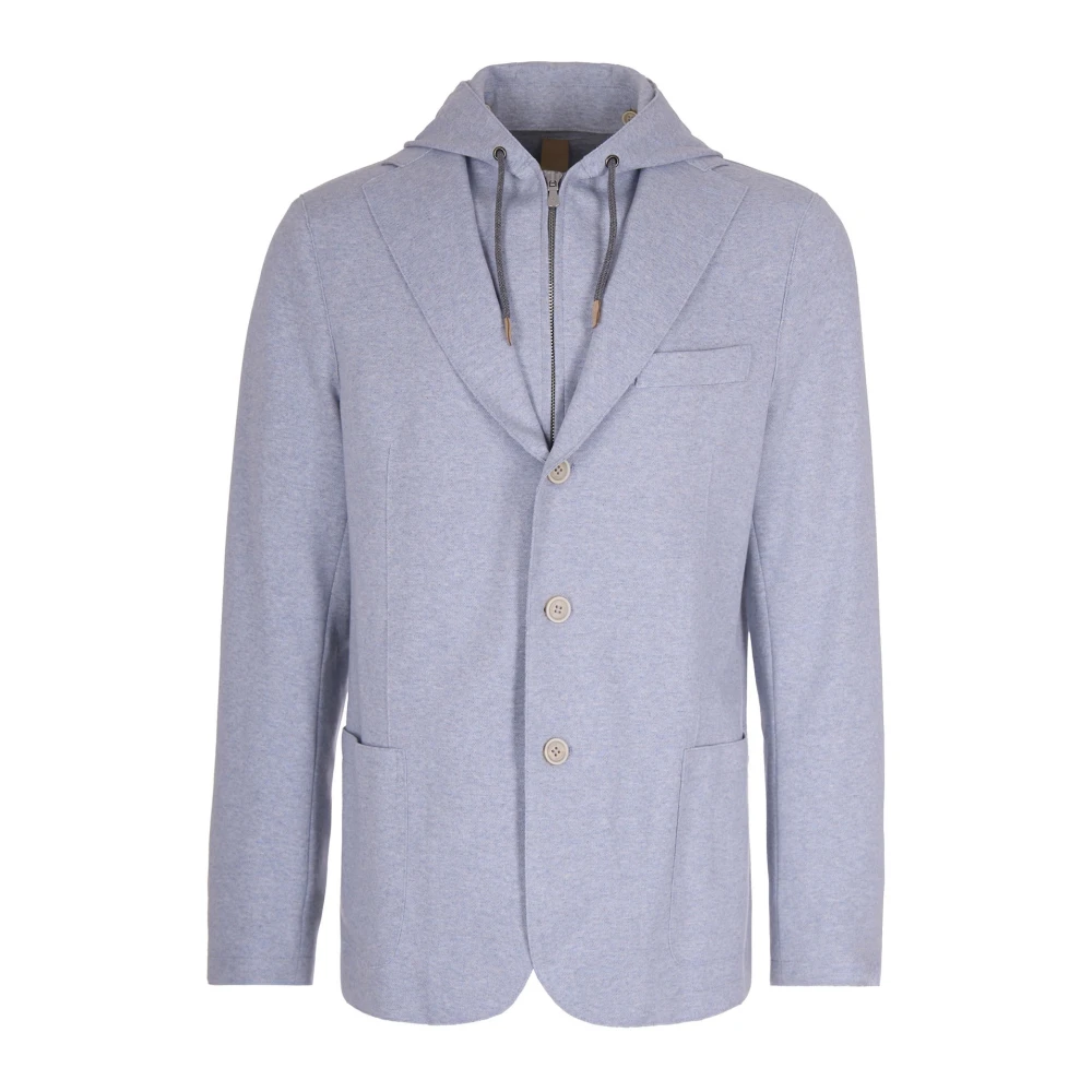 Eleventy Uomo Blu Giacche, 2XL, New,