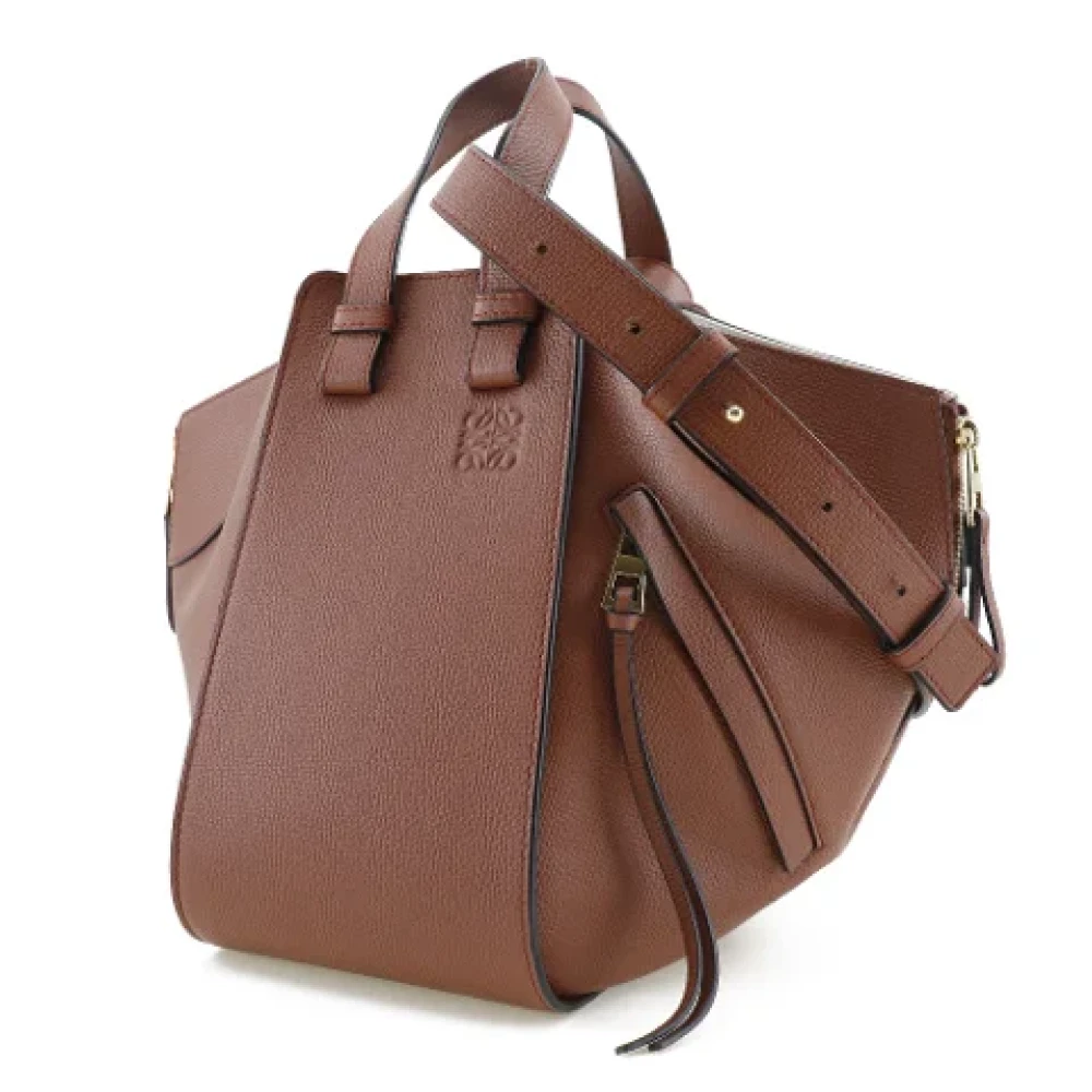 Loewe Pre-owned Leather shoulder-bags Brown Dames