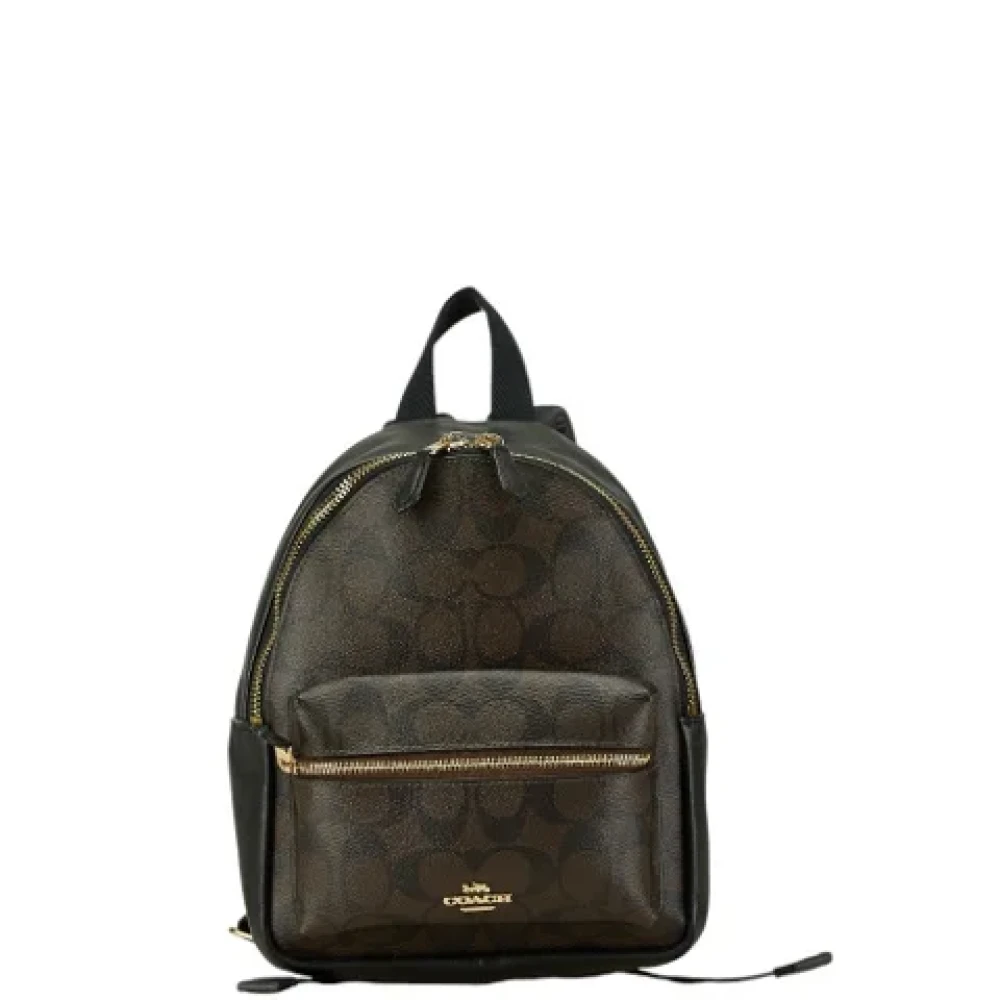 Coach Pre-owned Leather shoulder-bags Black Dames