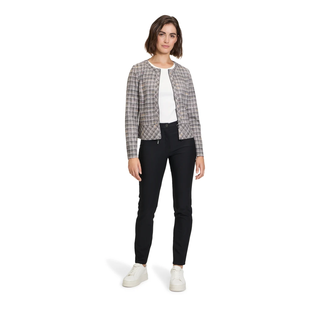 Betty Barclay Korte blazer met rits Multicolor Dames