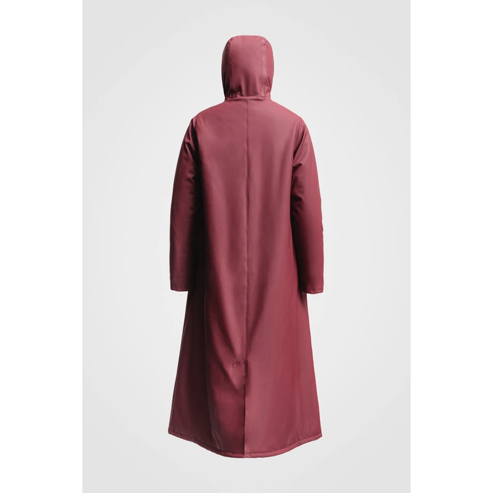 Stutterheim Warme Winter Regenjas voor Vrouwen Red Dames