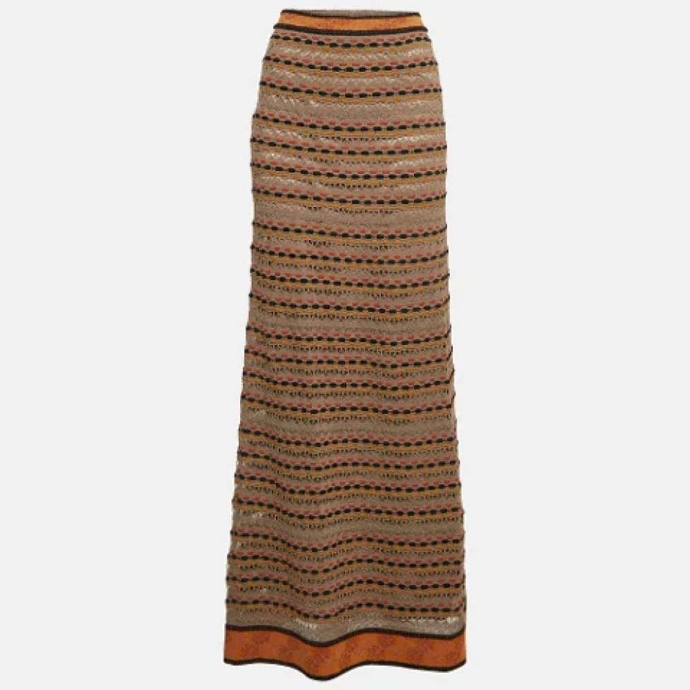 Missoni Pre-owned Knit bottoms Brown Dames