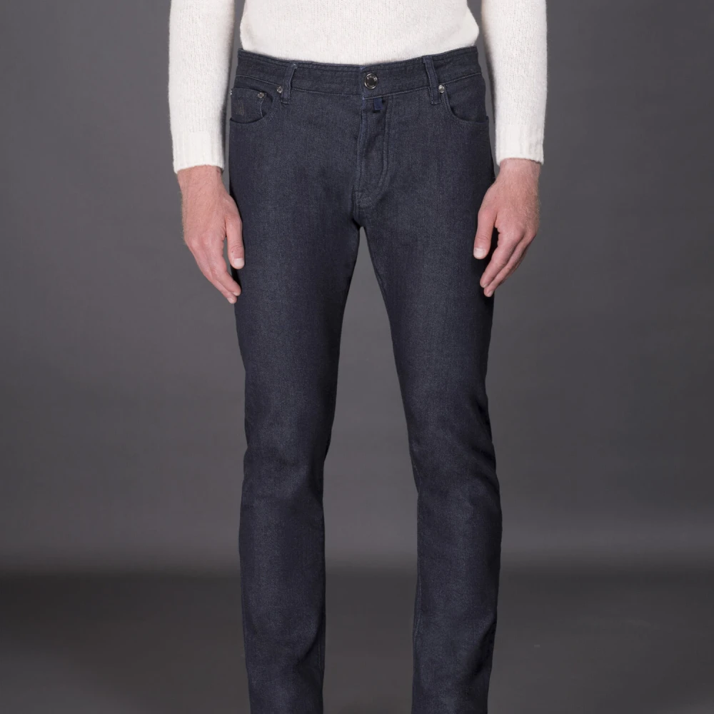 Moorer Regular-Fit 5-Pocket Jeans met Comfortabele Pasvorm Blue Heren