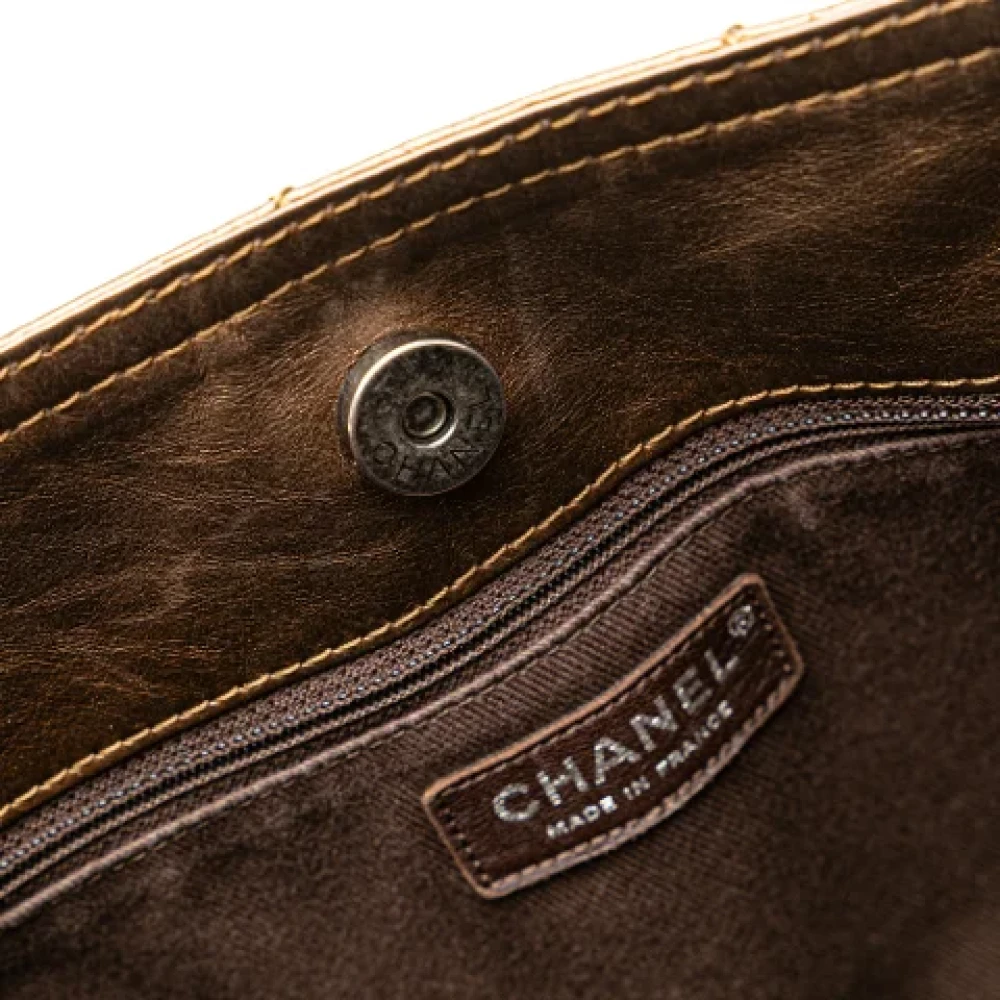 Chanel Vintage Pre-owned Leather totes Brown Dames