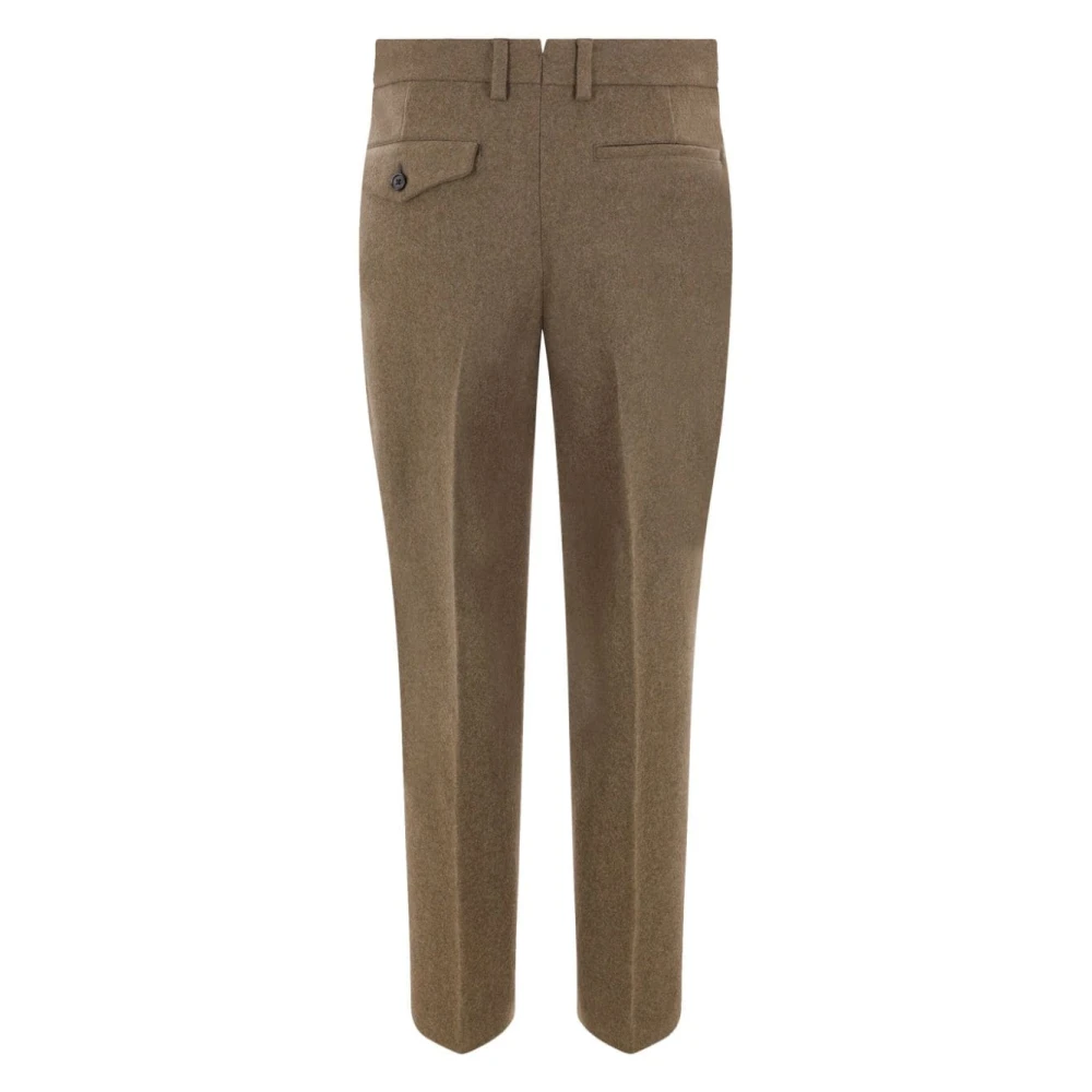 Ann Demeulemeester Groene Cropped Skinny Broek Green Dames