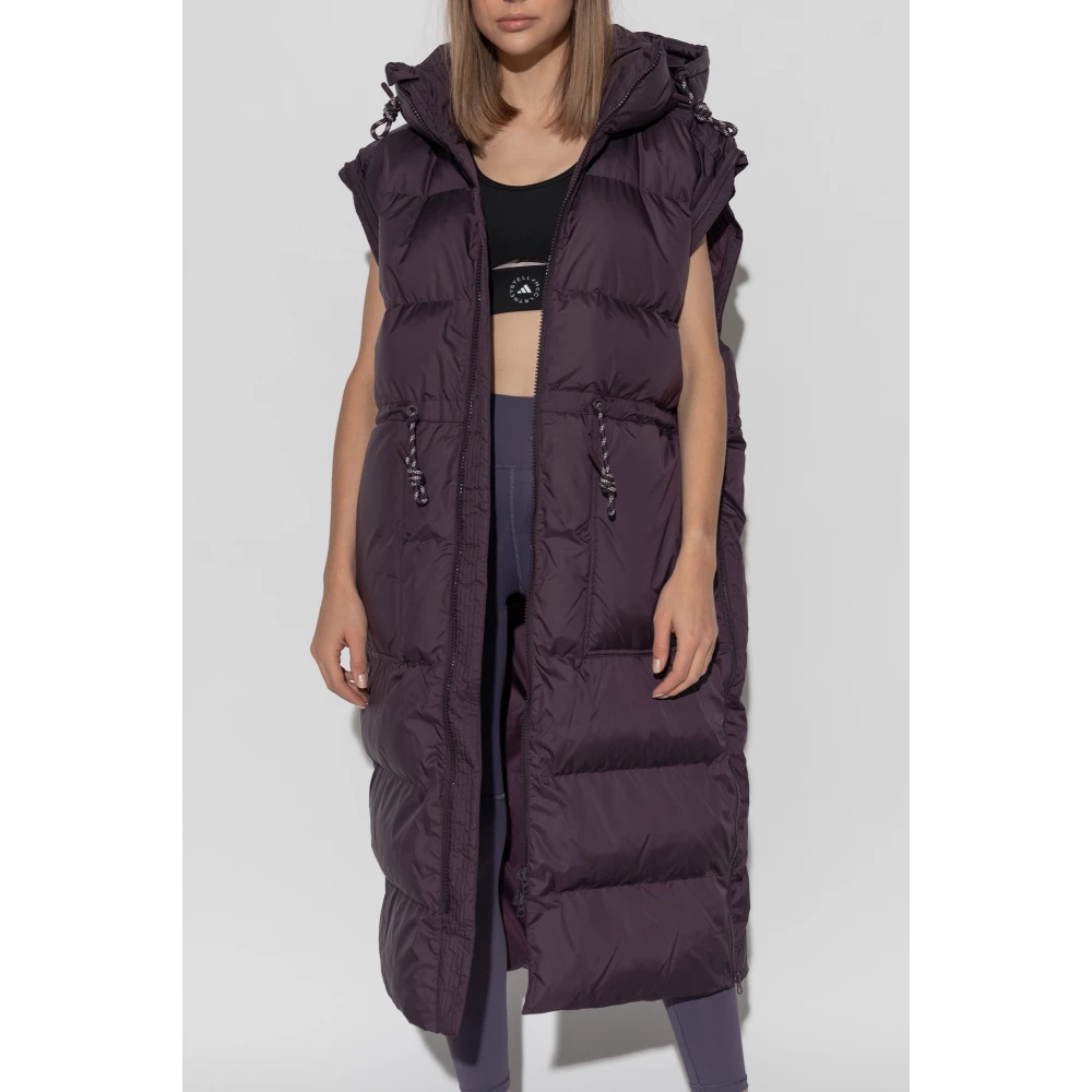 adidas by stella mccartney Gewatteerde jas Purple Dames