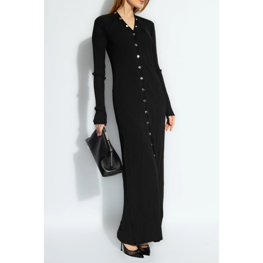 The Attico Maxi-jurk Black Dames