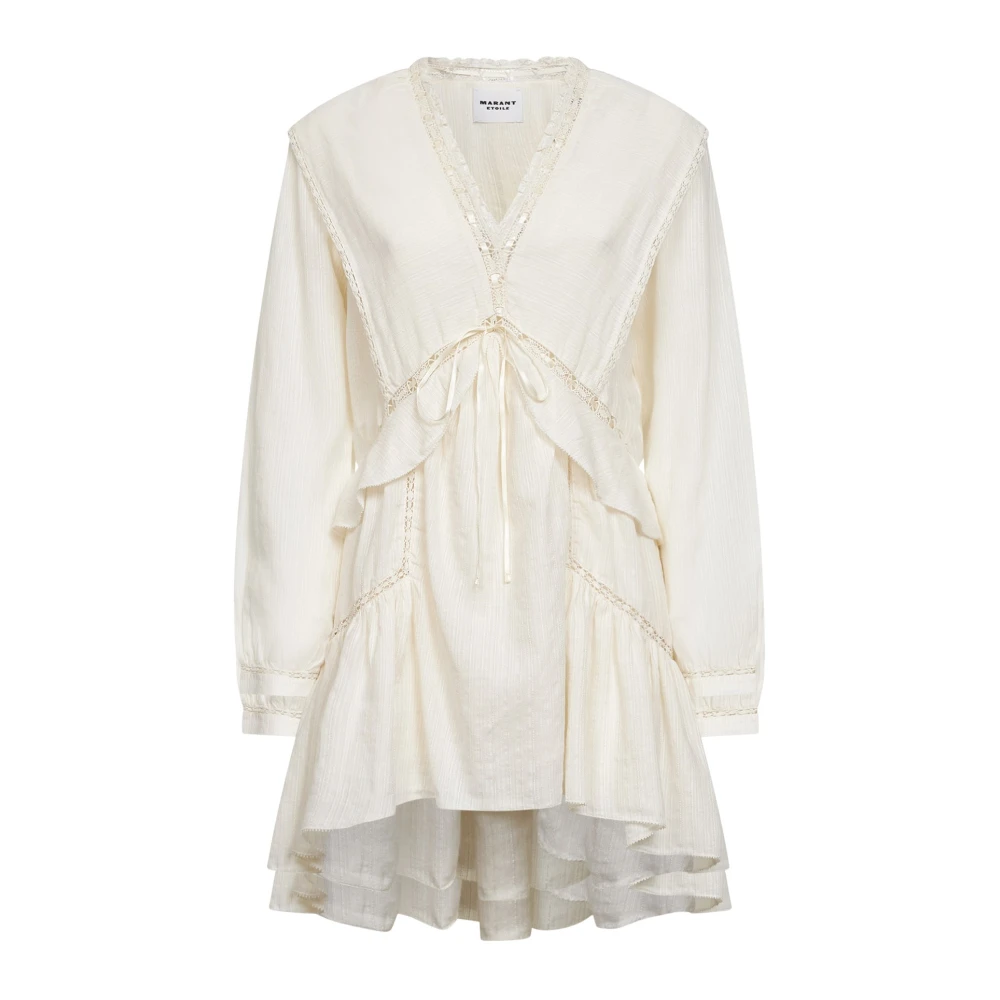 Marant Étoile Women's Beige Short Dresses, M, Damya Dress