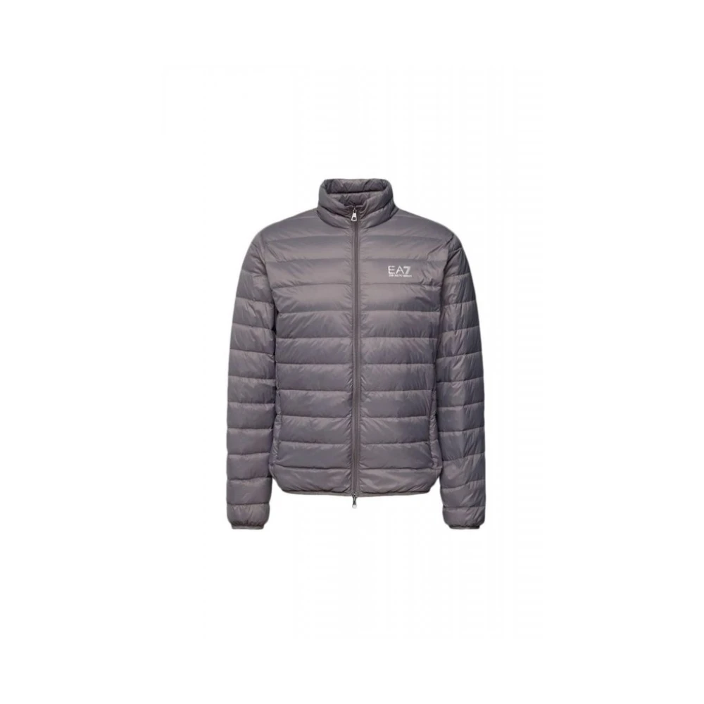 Emporio Armani Ea7 Mannelijk Grijs Core Identity Packable Down Jacket