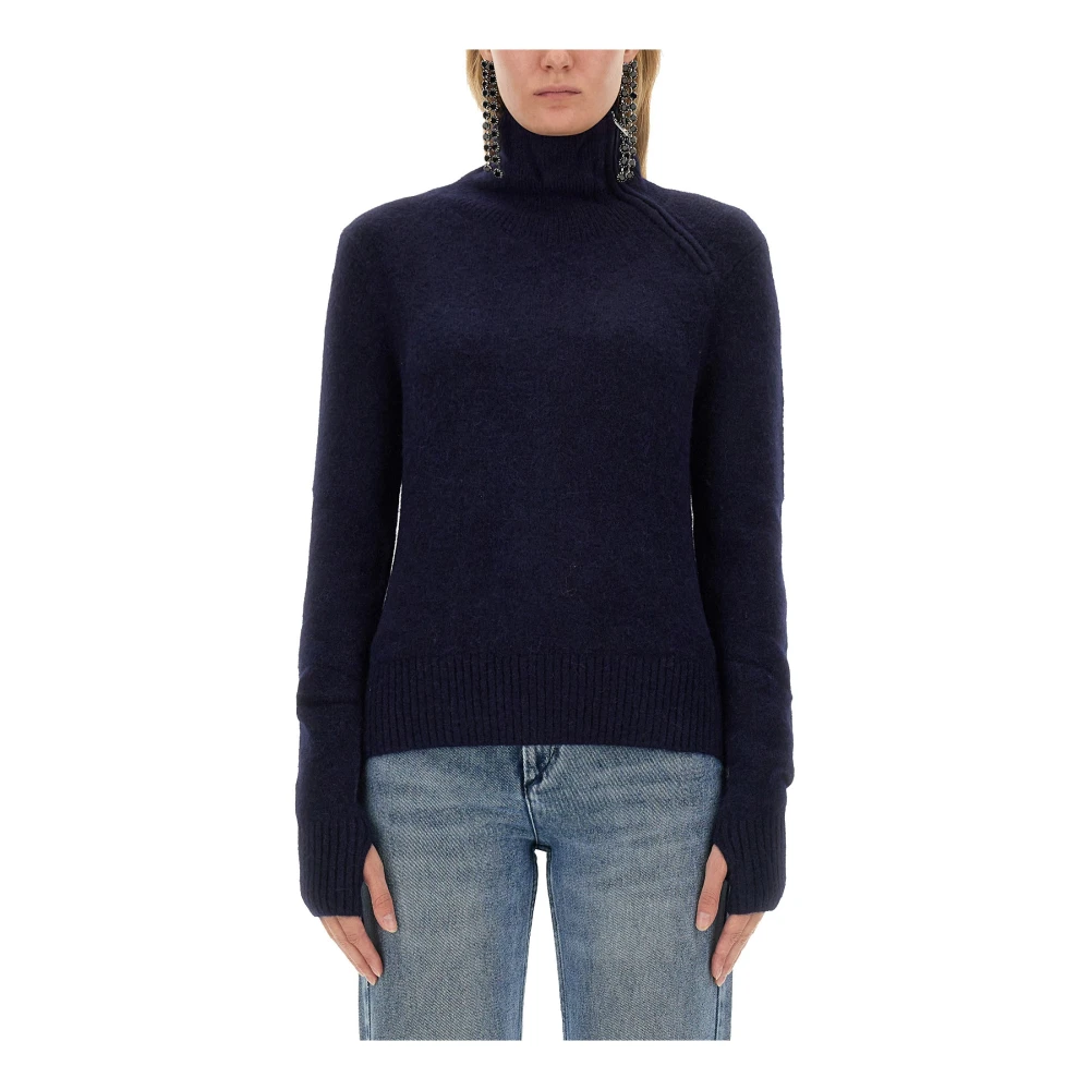 Marant Étoile Blue Turtlenecks, Female, Xs, Marant Etoile Jumpers