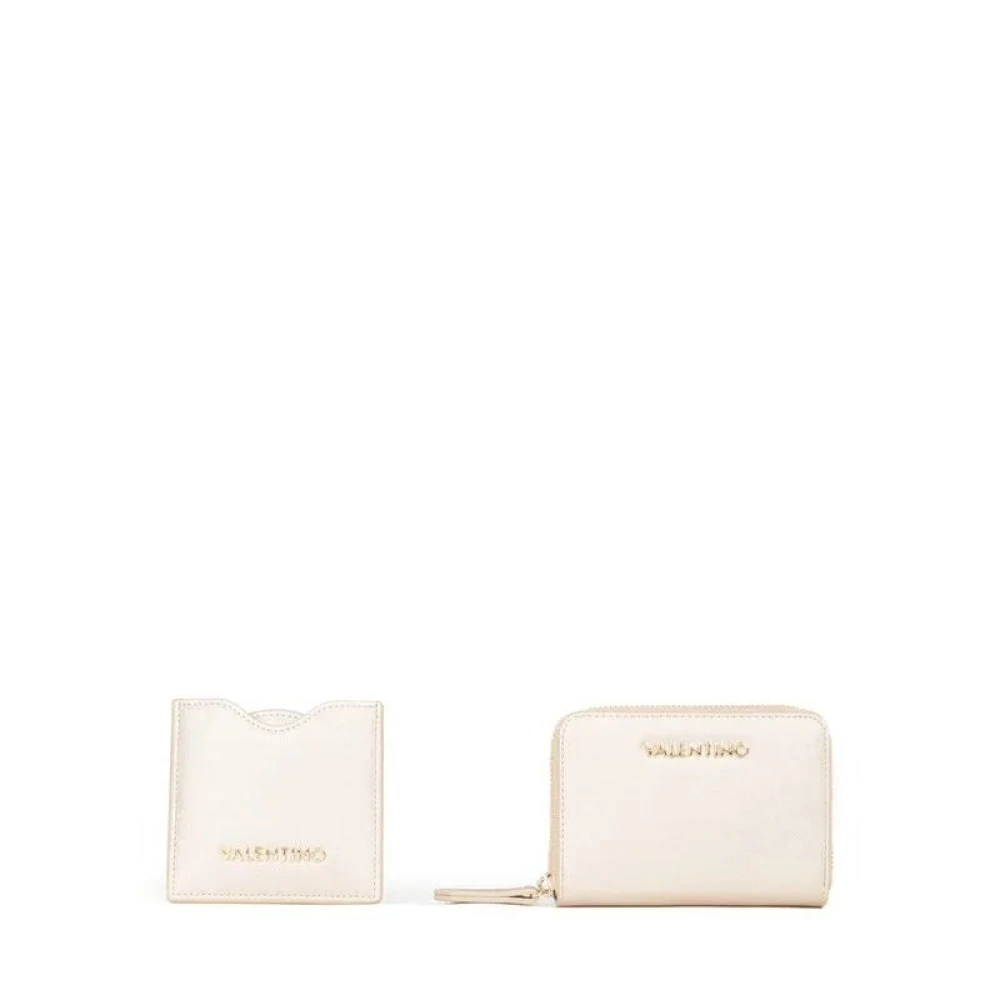 Valentino By Mario Valentino Women's Pink Wallets & Cardholders, One Size, Avenue Parure Wallet And Mirror Set
