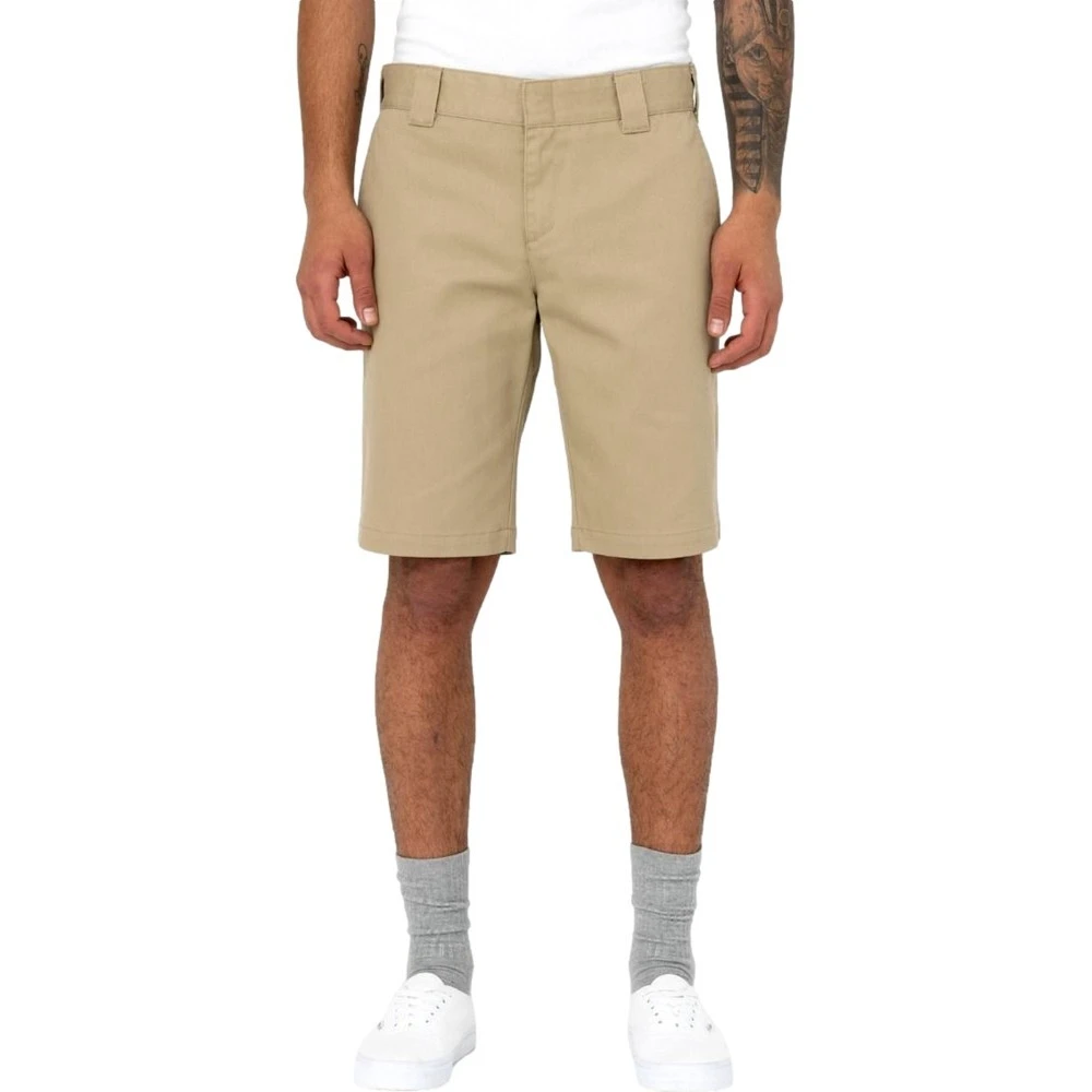 Dickies Beige Slim Fit Bermuda Shorts Beige, Herr