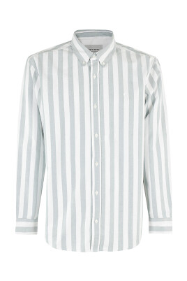 chemise-a-rayures-dillion-en-blanc-vert