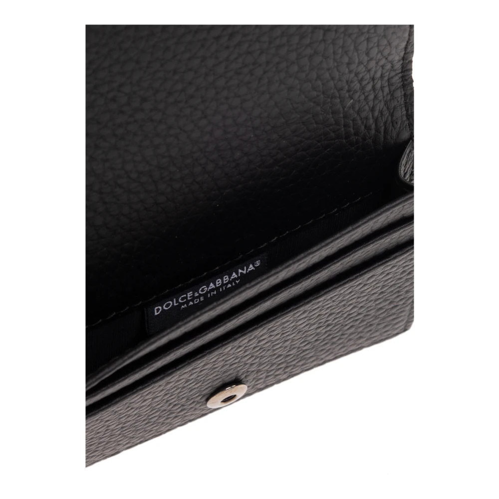 Dolce & Gabbana Kaarthouder met logo Black Heren