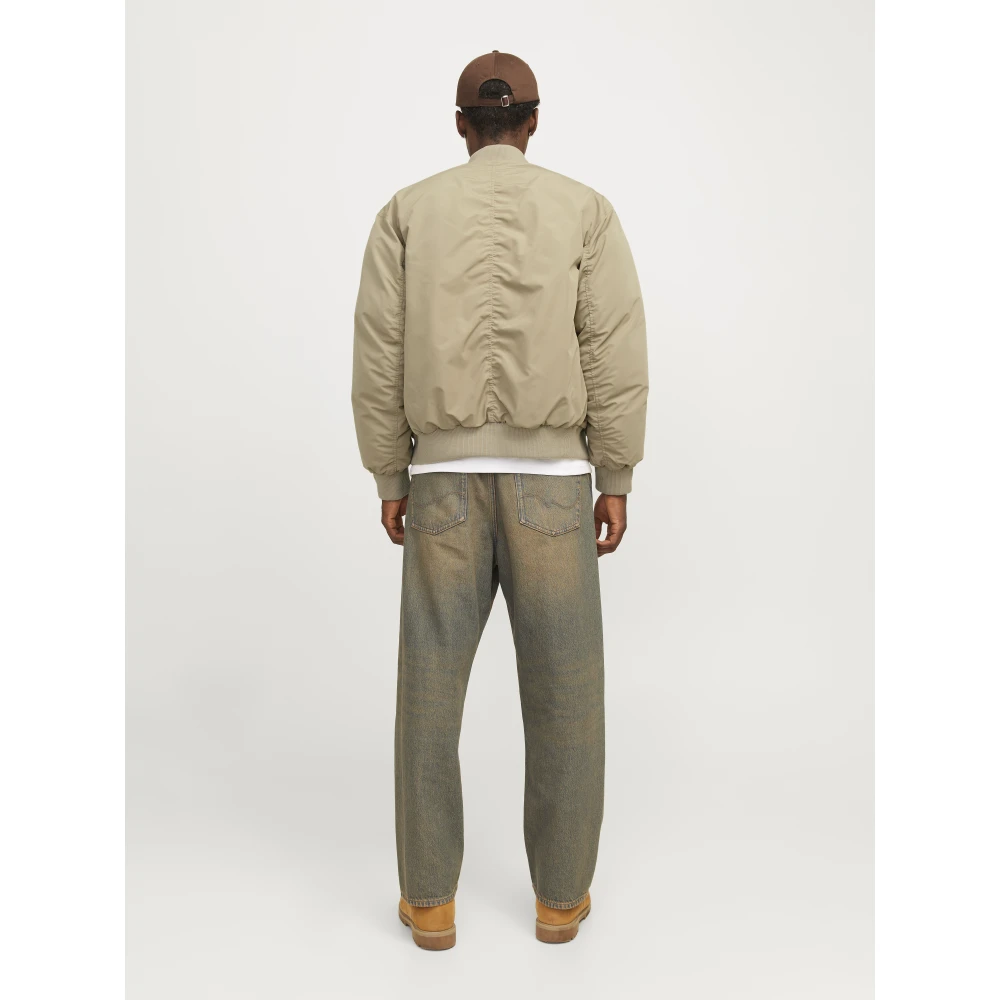 jack & jones Zachte Utility Bomber Jas Beige Heren